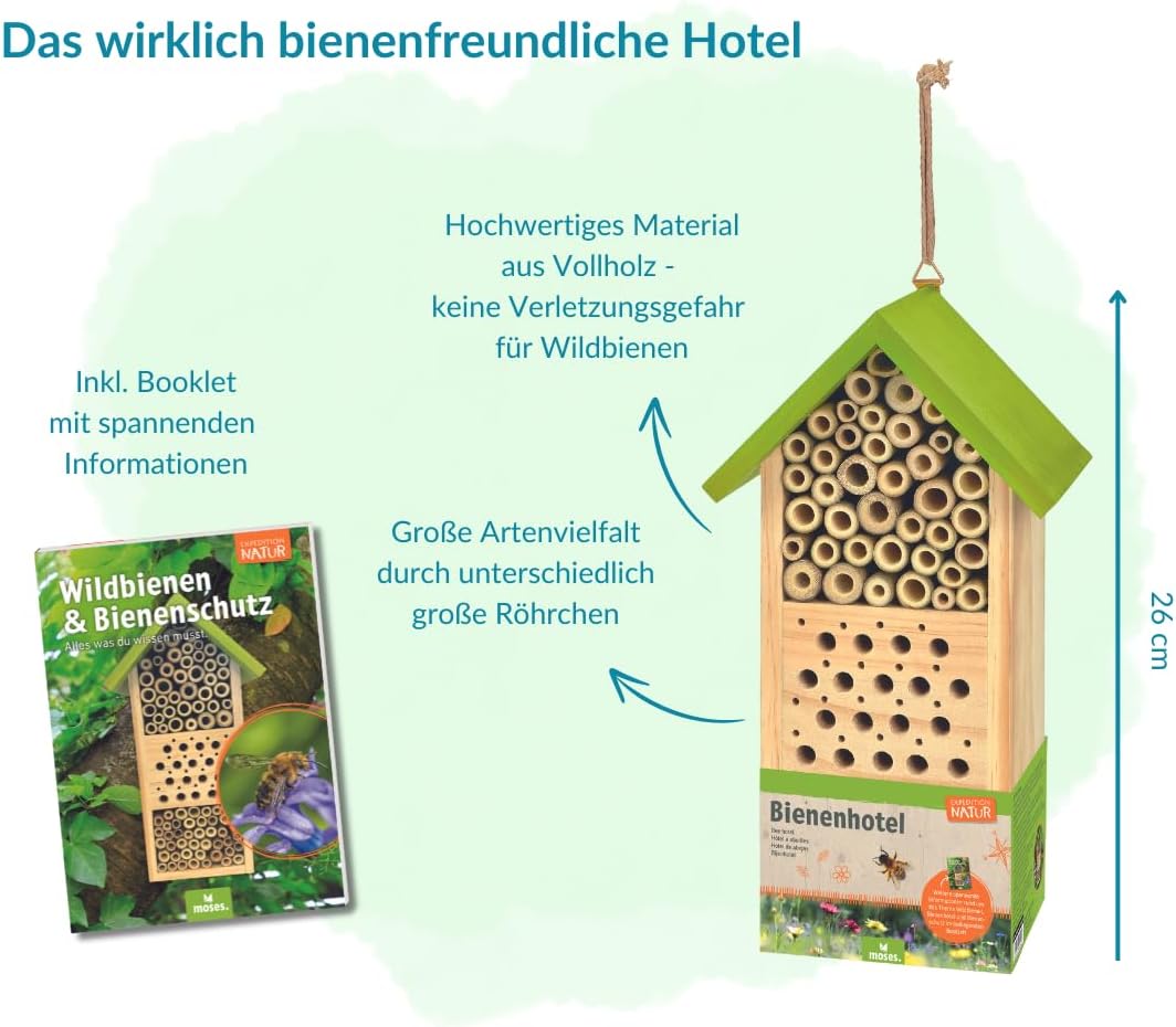 Bienenhotel Nist- und Überwinterungshilfe