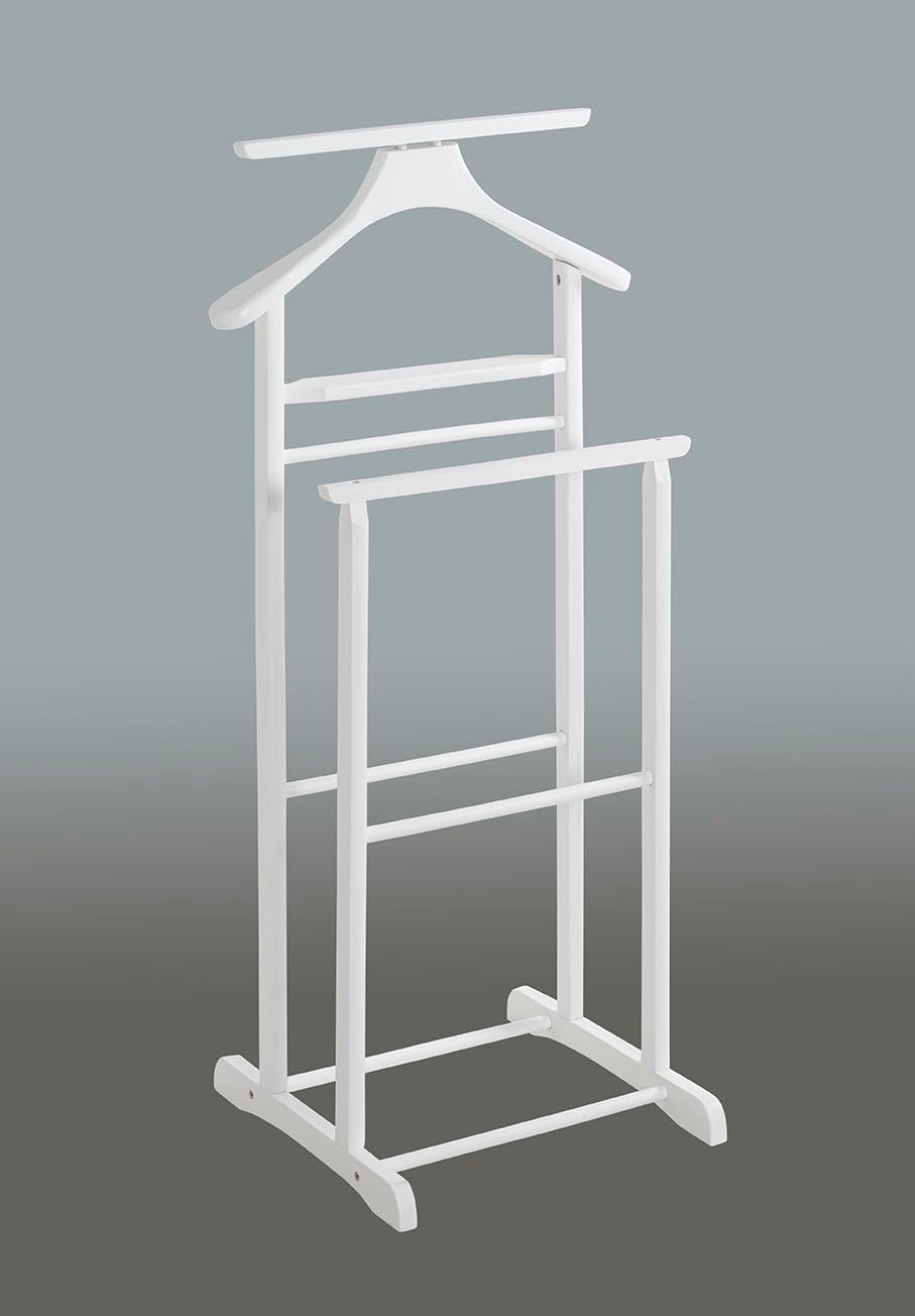 Herrendiener, Weiss B 47 x T 36 x H 102 cm