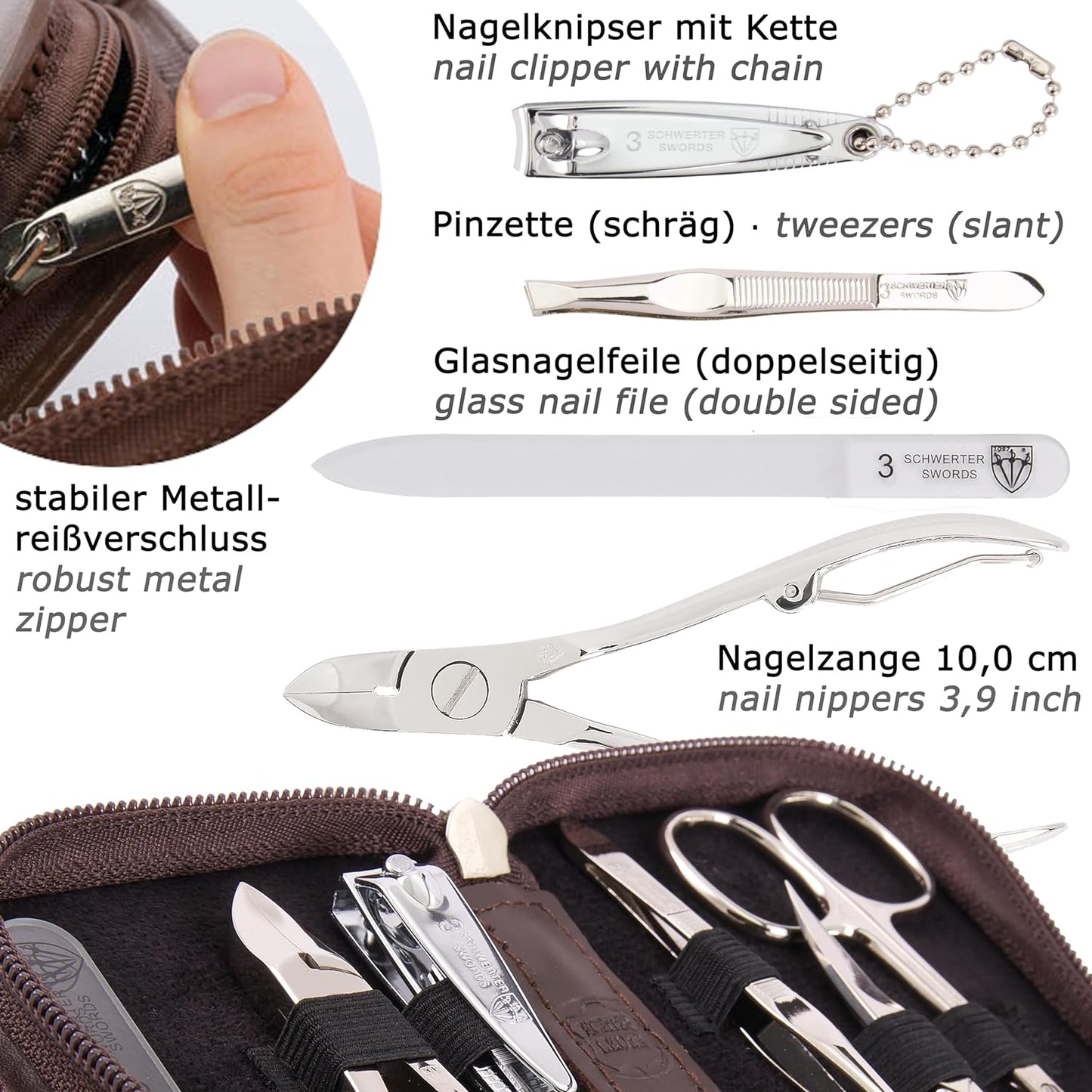 Verona, Braun - Echt Leder