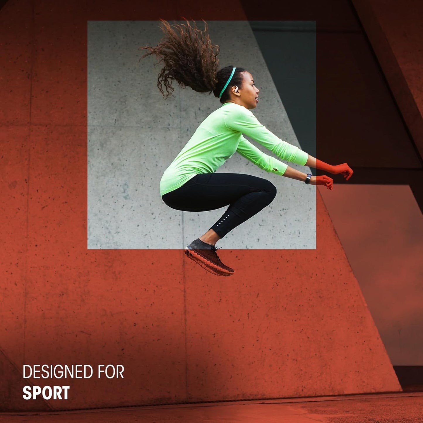 Endurance Zone Open-Ear Sport-Kopfhörer, Lila