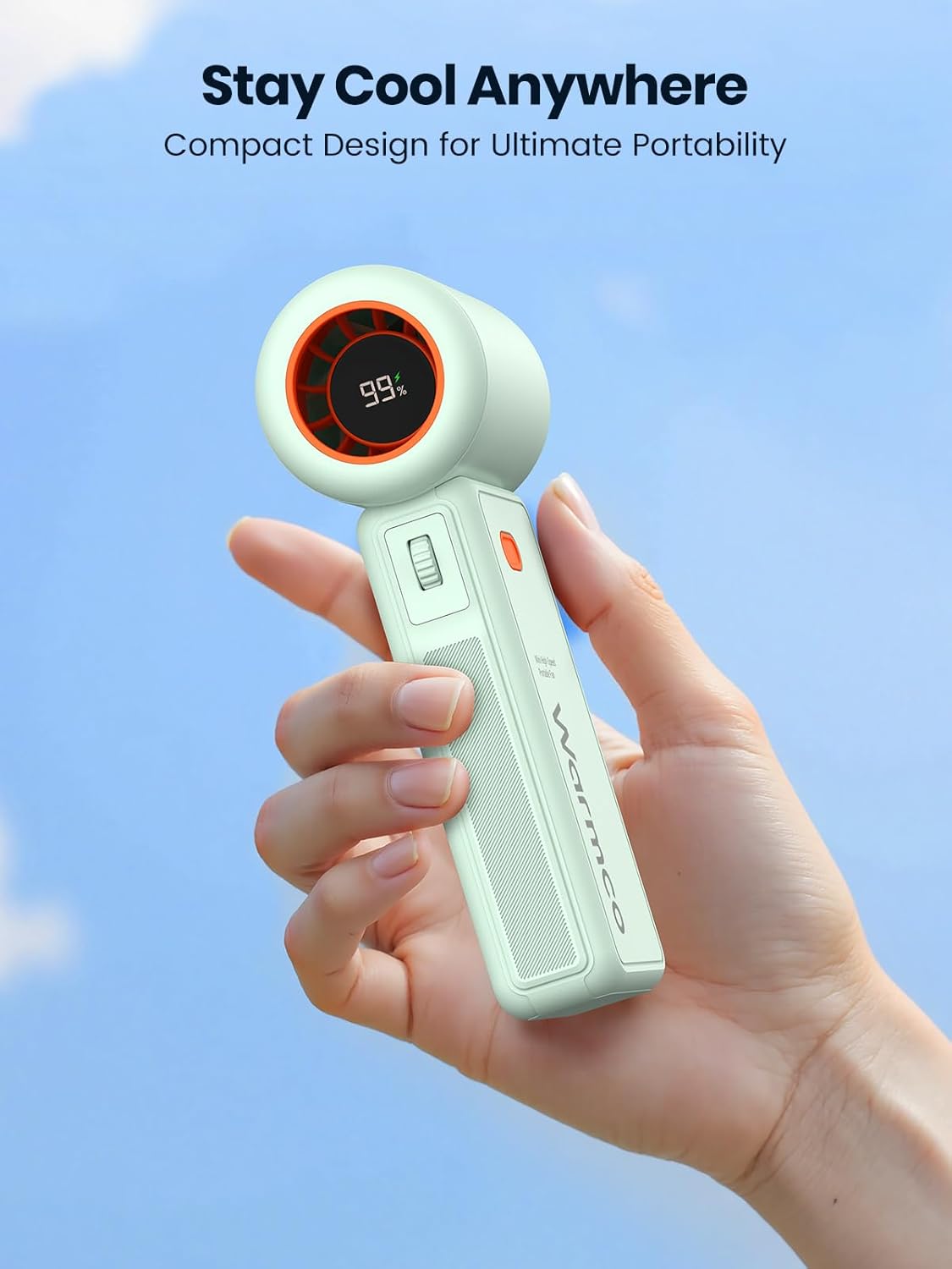 Mini-Handventilator, Grün