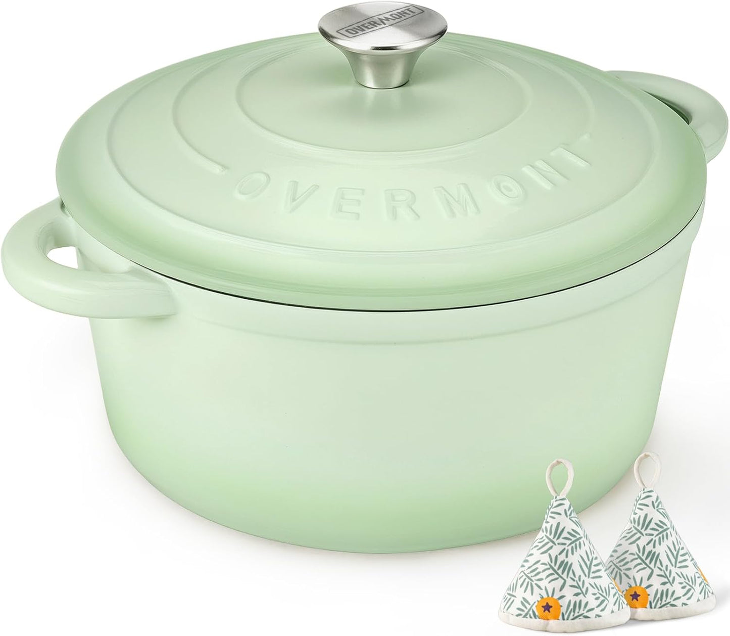 Schmortopf mit Deckel, 26cm-5.2L Bean Green