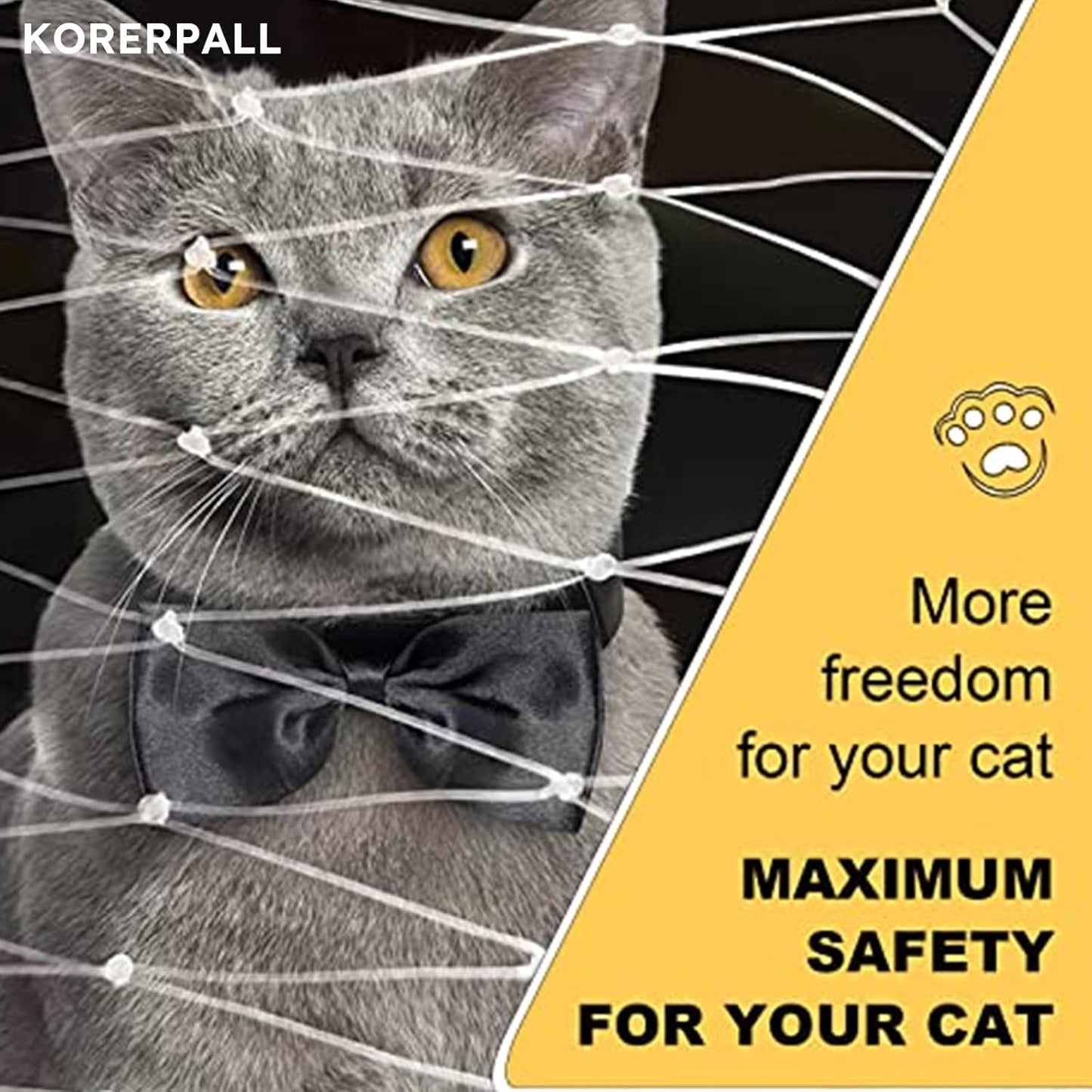 Katzennetz für Balkon, 3x10m 3x10m