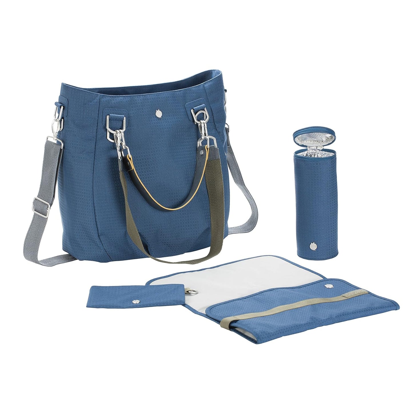 Mix'n Match Wickeltasche mit Wickelzubehör-Set, Ocean Blue