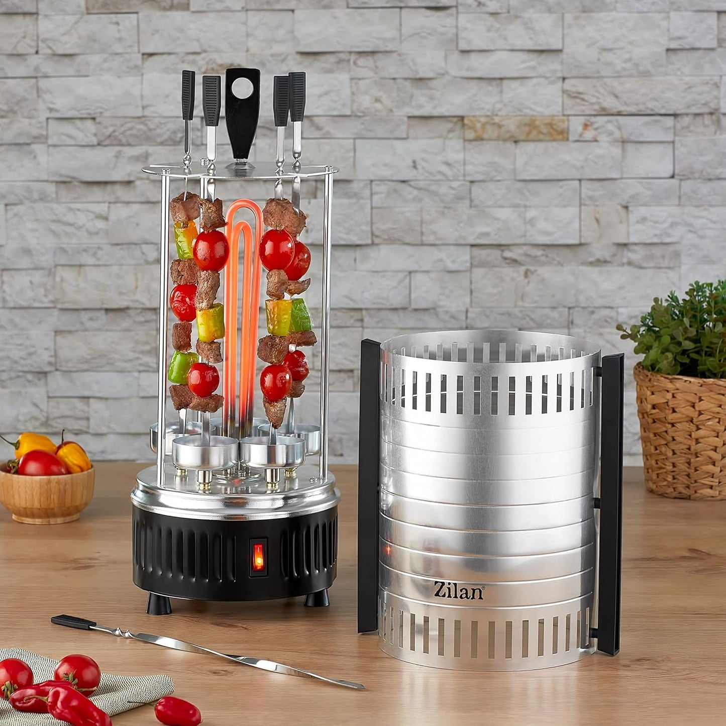Schaschlik-Kebab-Partygrill
