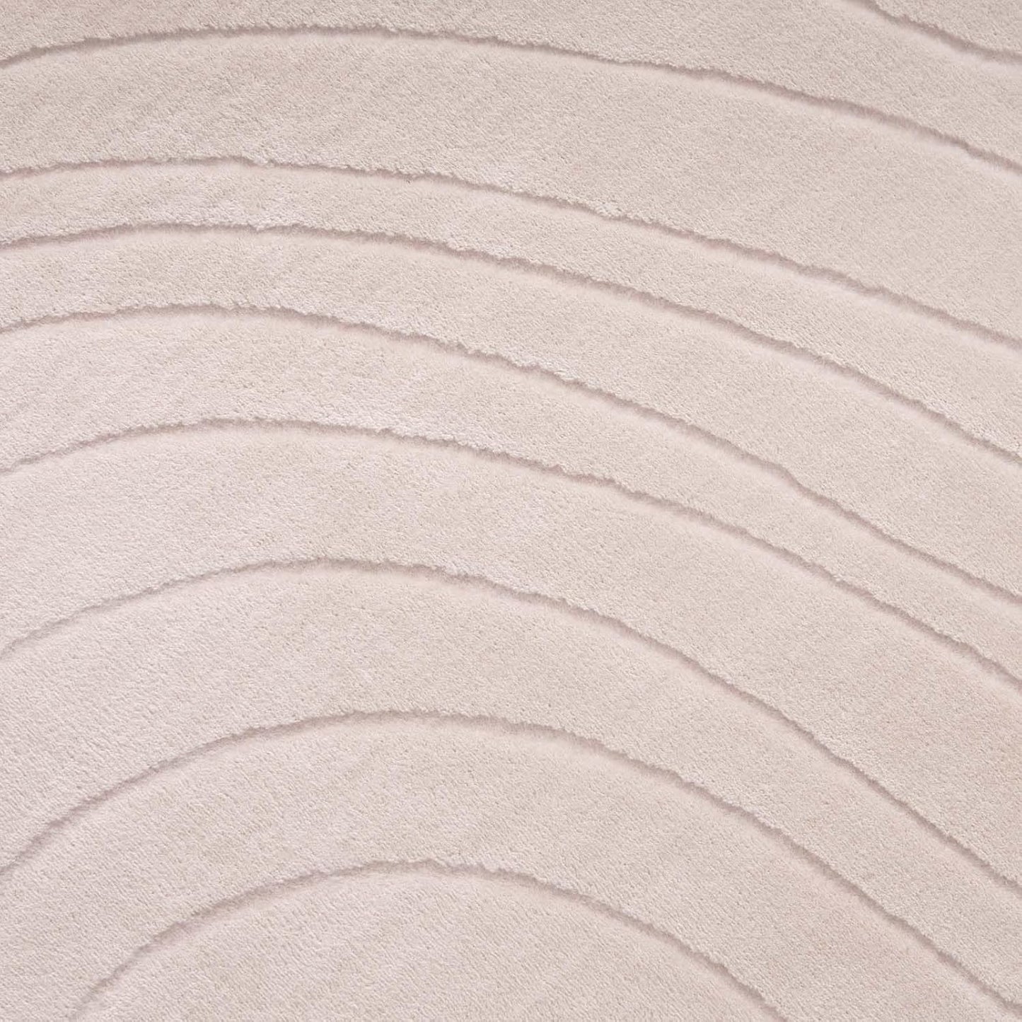 Rutschfeste Badematte, waschbar, Beige Abstrakte Wellen 120 x 170 cm (Rechteckig)