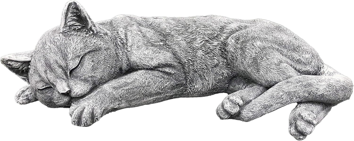 Steinfigur Schlafende Katze