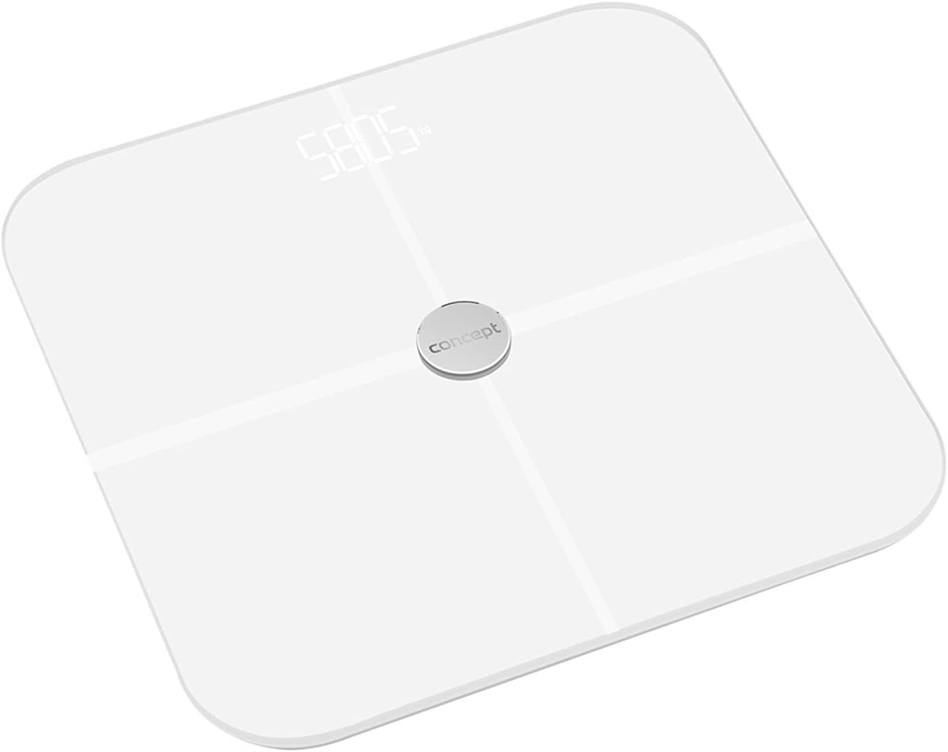 VO4010 Körperanalysewaage mit App und Bluetooth, White