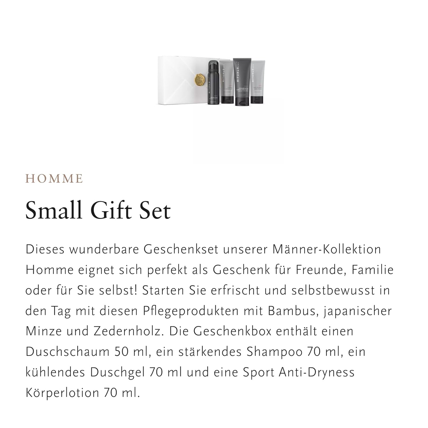 Geschenkset für Männer