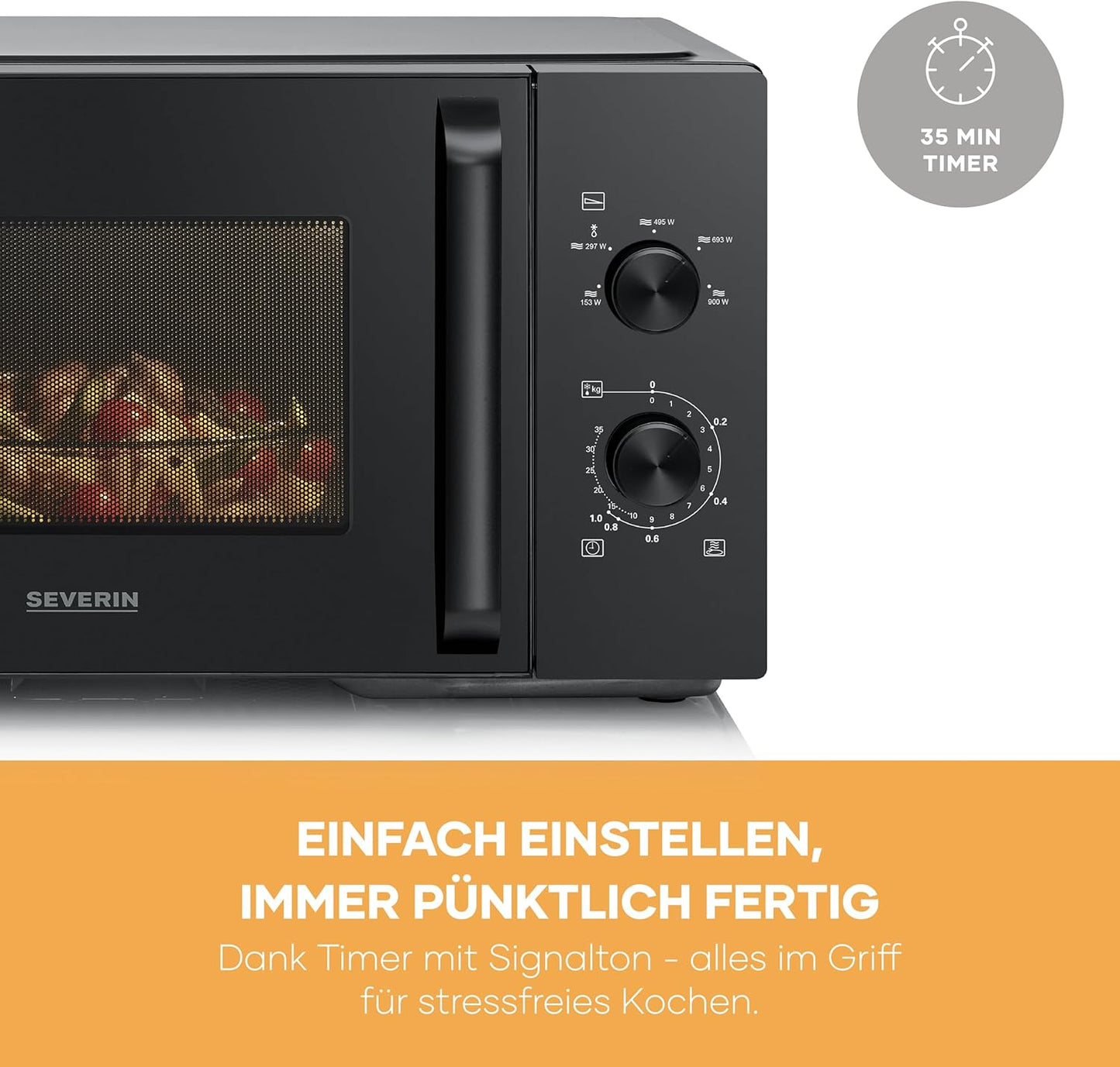 Mikrowelle MW7796, 28L, 900W, Solo XXL, 28L, Schwarz