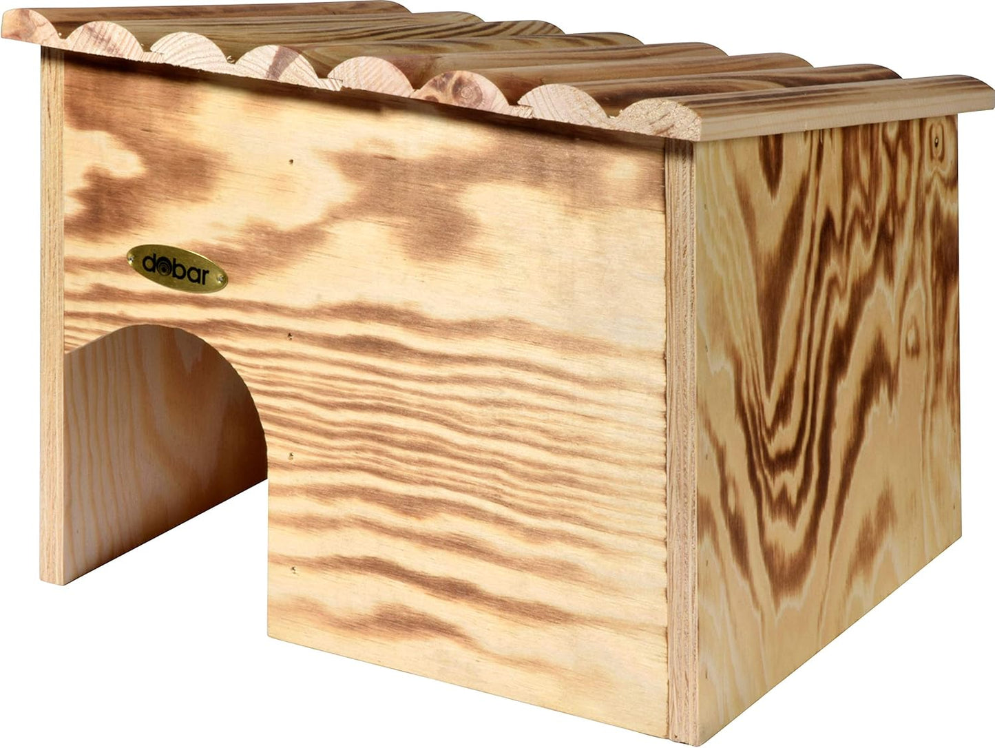 Igelhaus Bausatz mit Schleuse (30,5 x 26,5 x 24 cm), Geflammt
