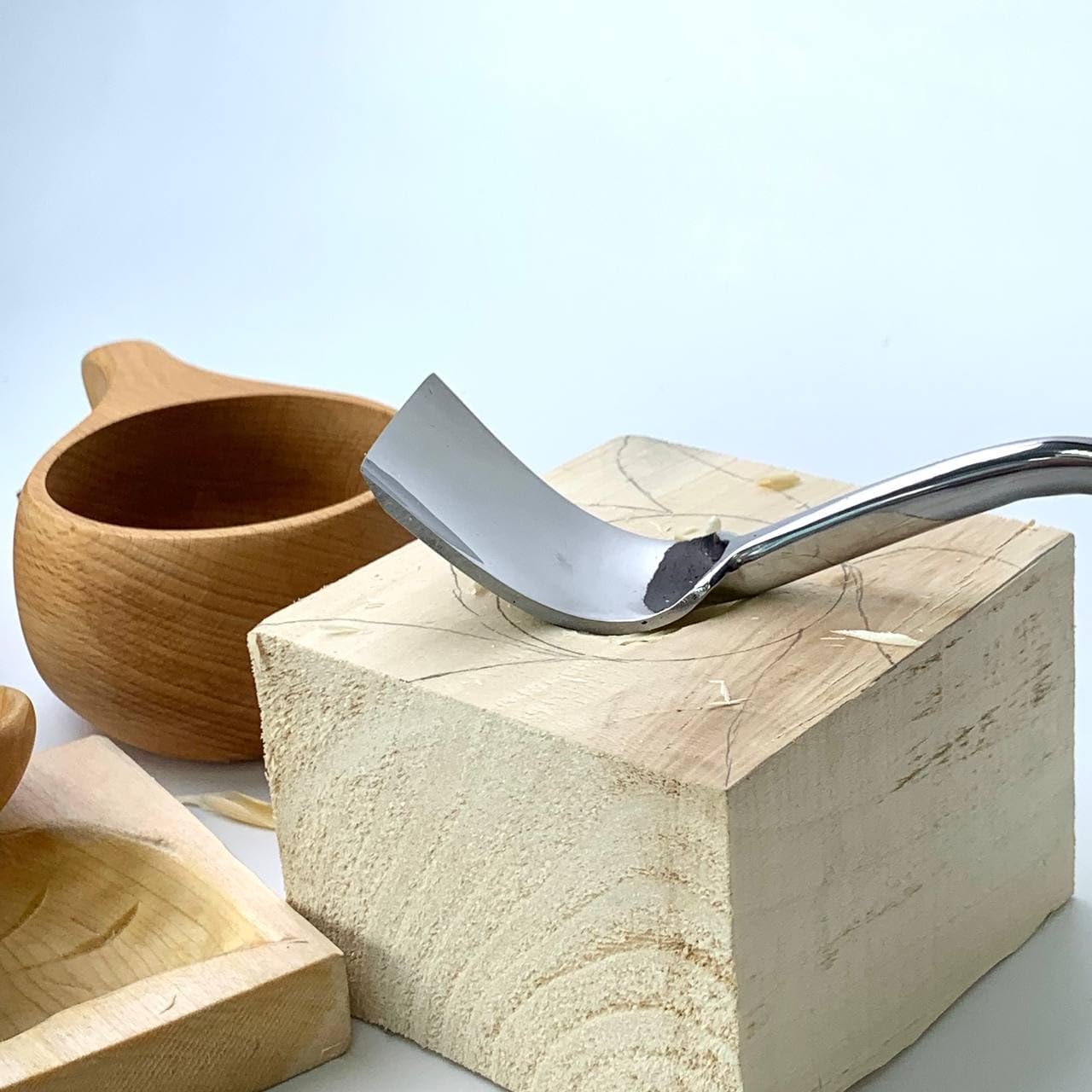 Profi Hohleisen für tiefe Holzschnitzerei, 40 mm