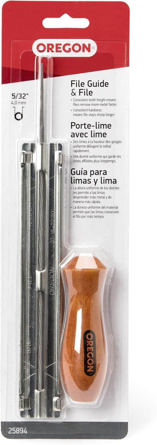 Kettensägenfeilenführung 5/32 Zoll mit Feile, 5/32"