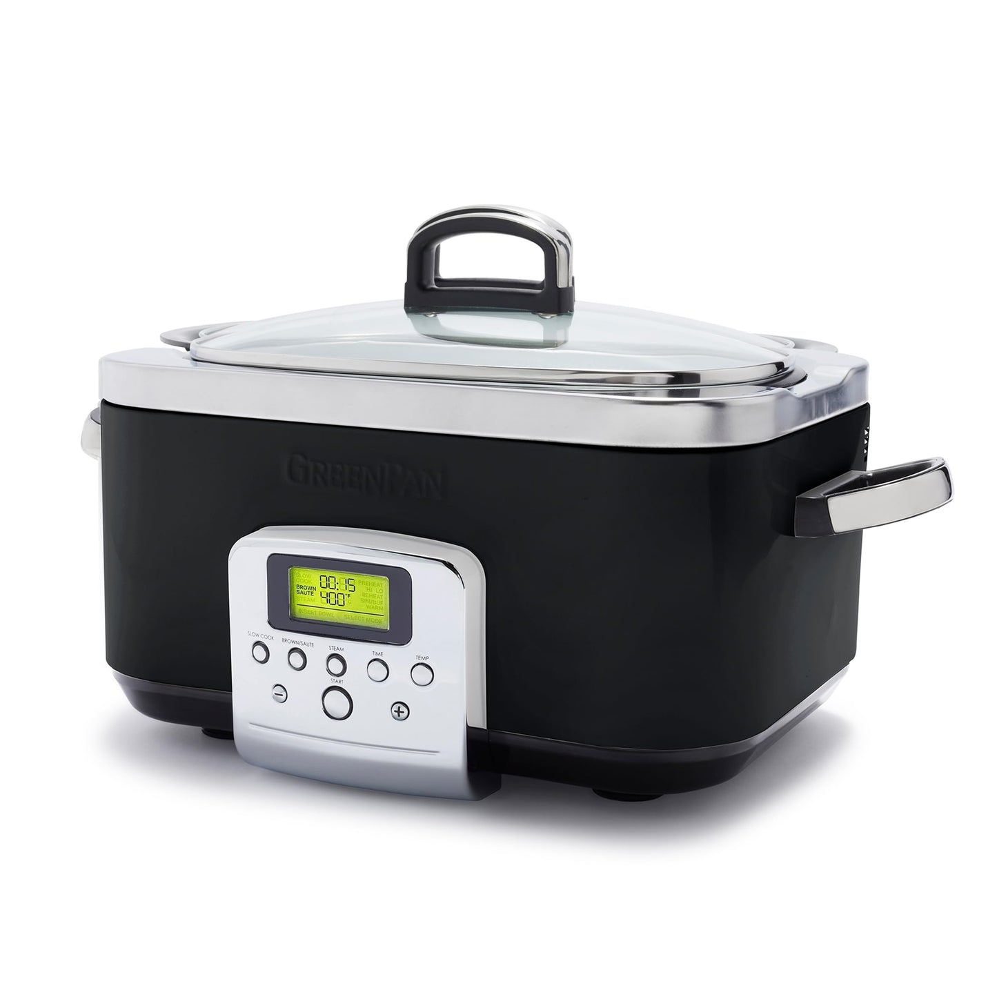 Slow Cooker, Schwarz, 6l Slow Cooker Schwarz