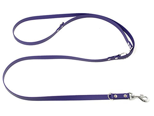 Verstellbare Biothane-Leine, 200cm lila