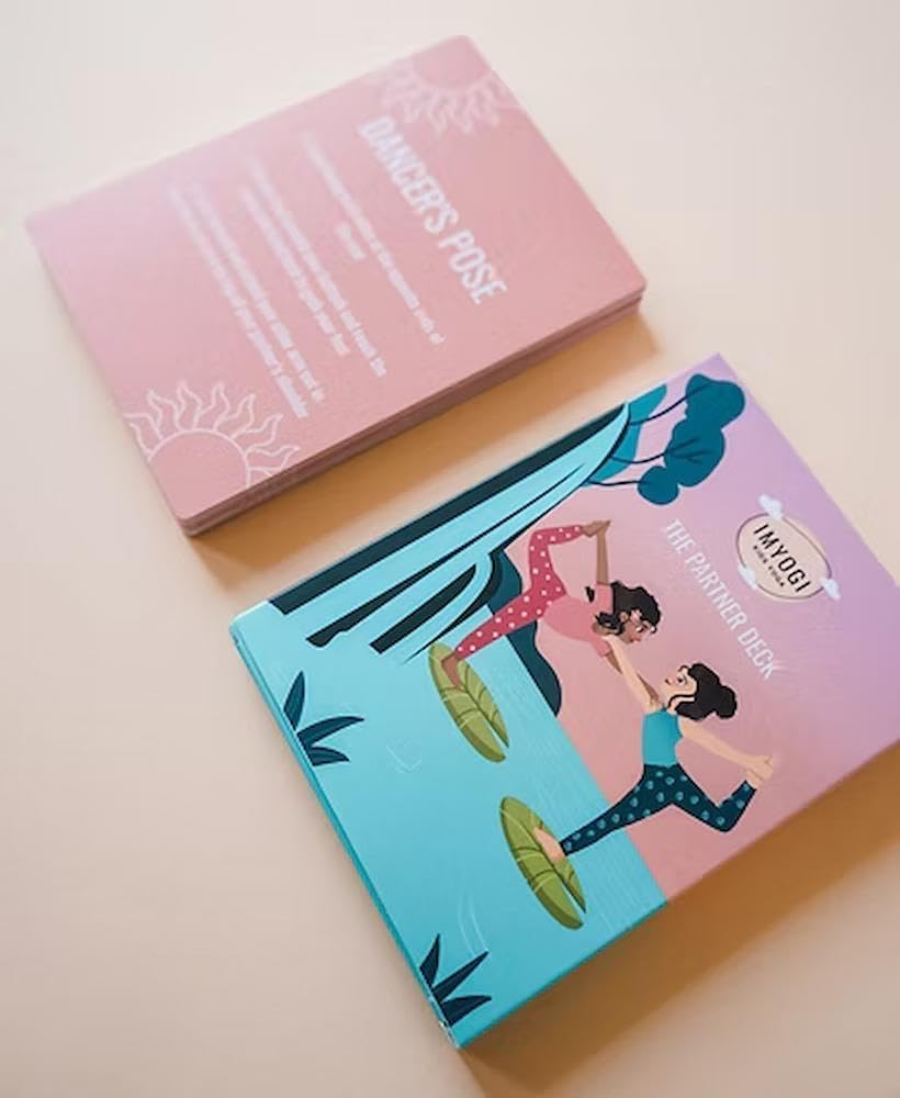 Partner Yoga Karten für Kinder