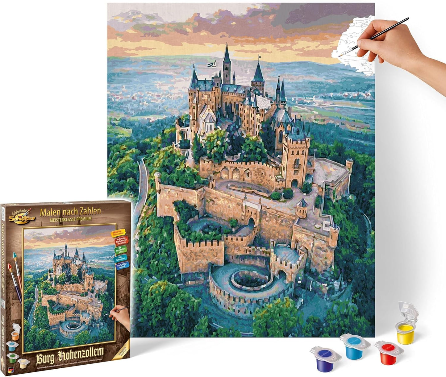 Malen nach Zahlen Burg Hohenzollern