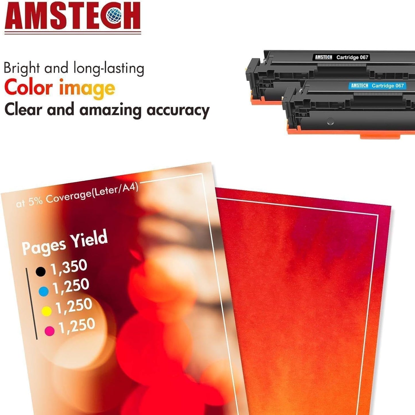 067 067H MF657Cdw Toner-Set für Canon i-SENSYS Drucker, 4 Stück