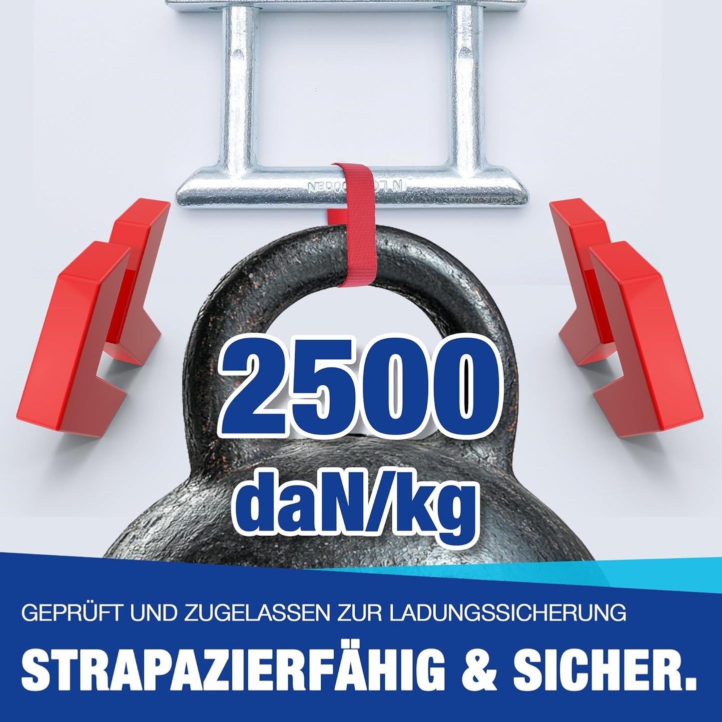Zurrbügel 4er-Set für Ladungssicherung, 4 Stück
