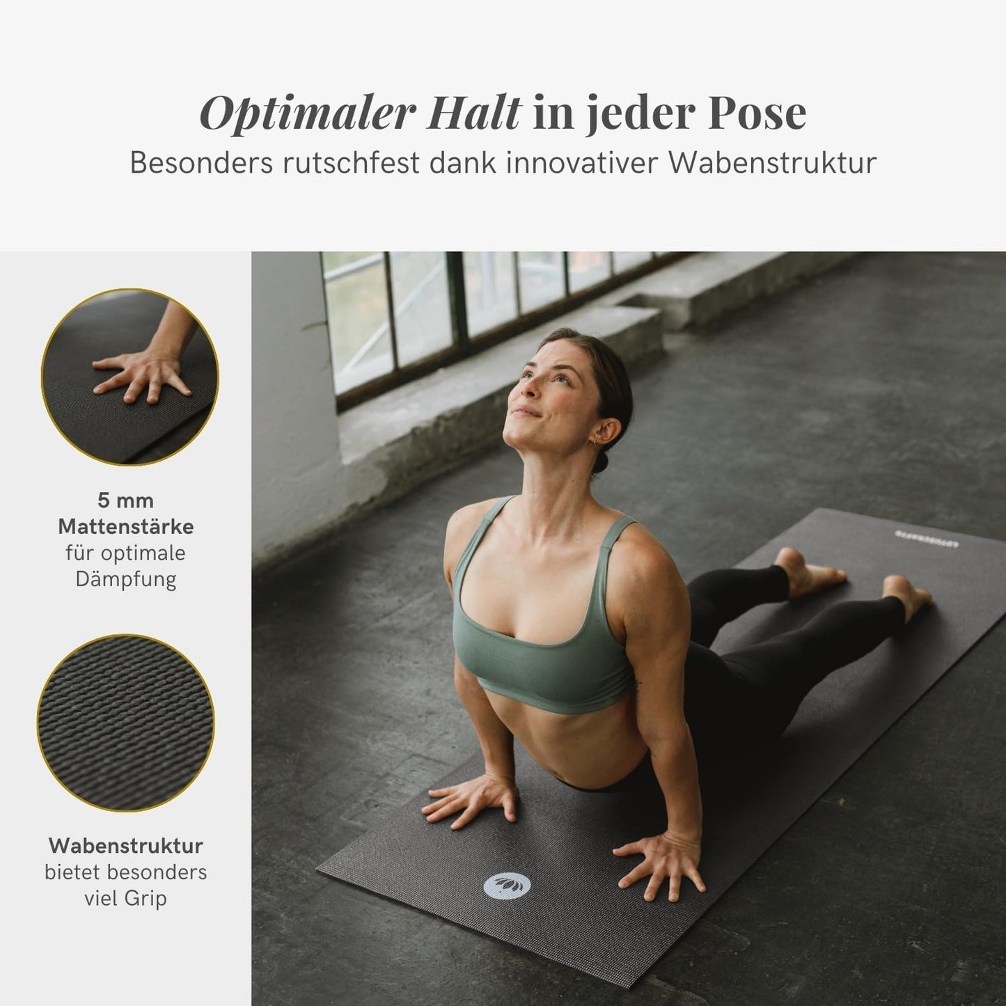 Yogamatte Mudra, Standard / Anthracit