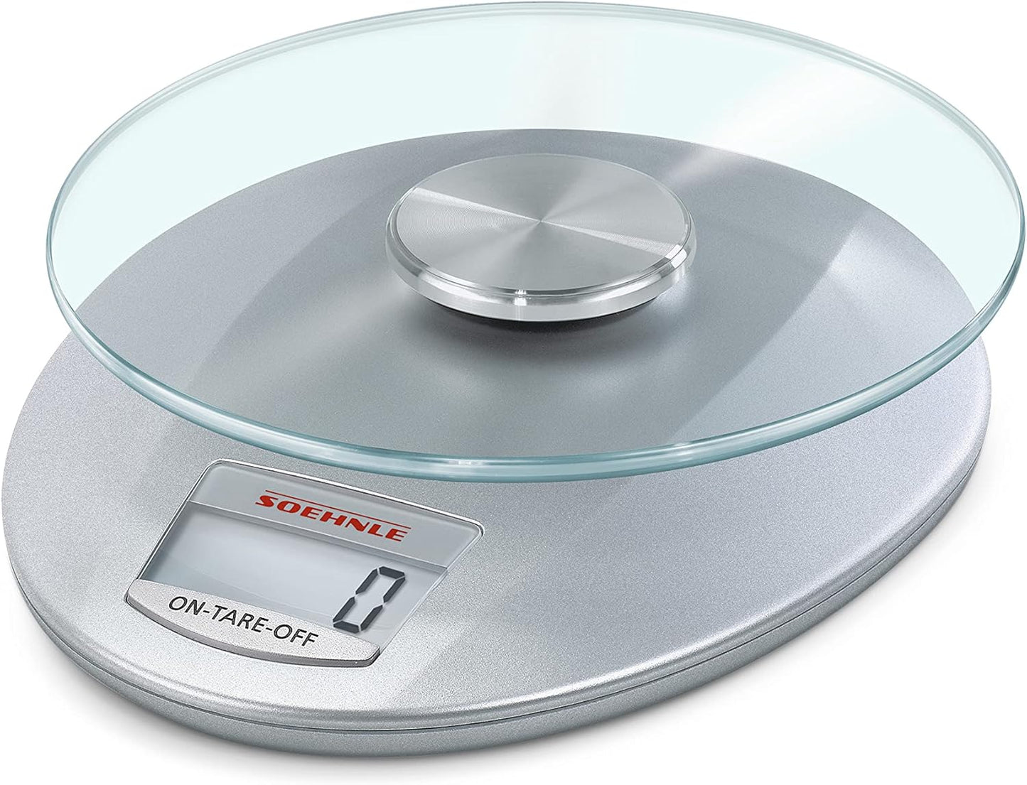 Digitale Küchenwaage mit Zuwiegefunktion (5 kg), Silber
