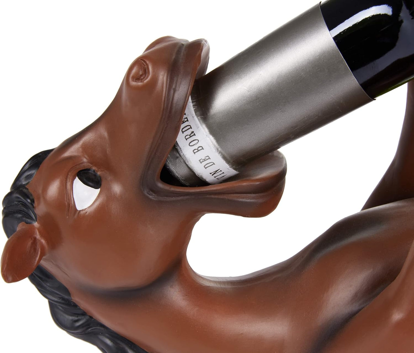 Weinflaschenhalter: Durstiges Pferd, Pferd