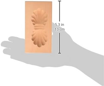 Spekulatiusmodel Doppelmuschel Backform Holz