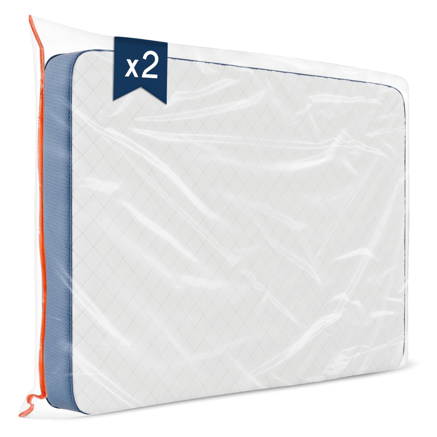 Matratzenhülle-Set mit Reissverschluss, 160 x 200 cm - 2er-Set