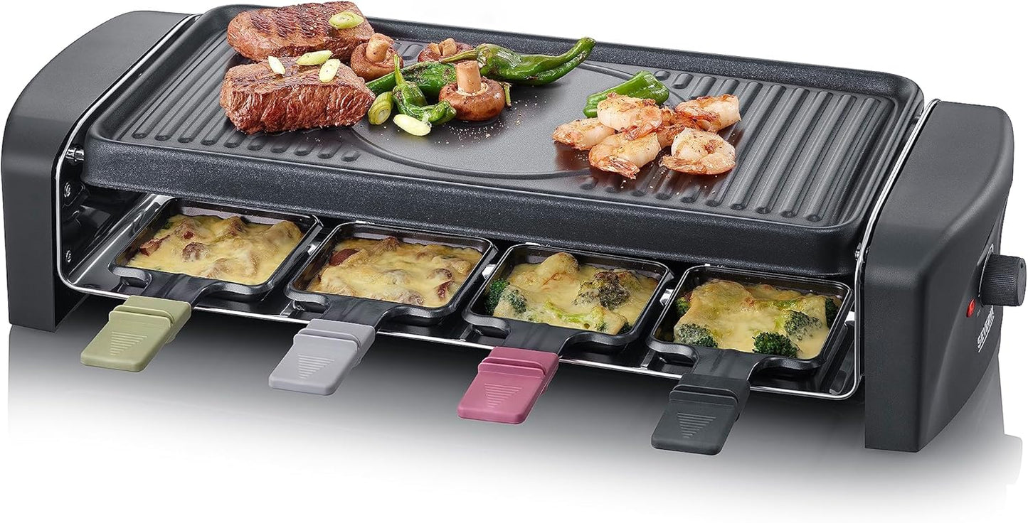 Raclette-Grill für 8 Personen, Auslauf