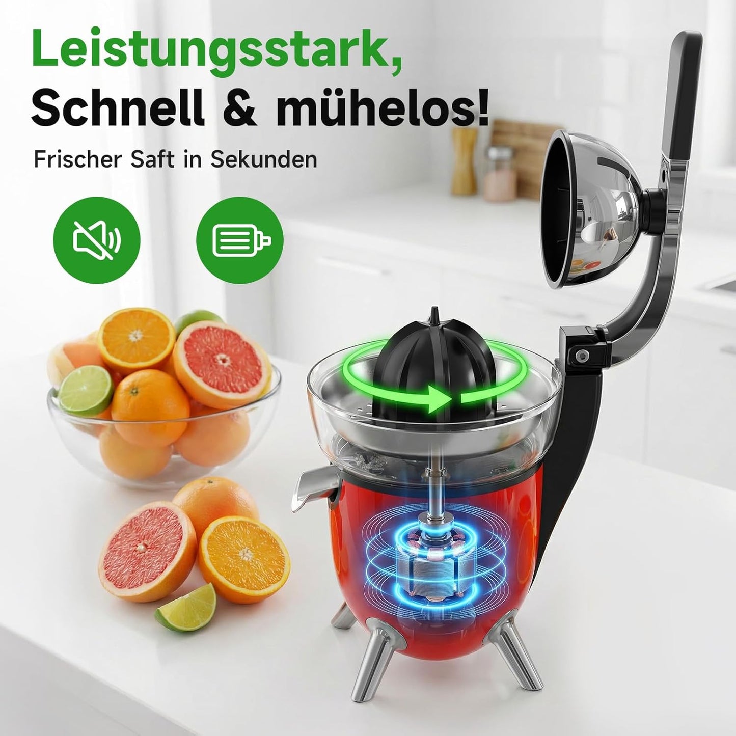 Elektrische Zitruspresse