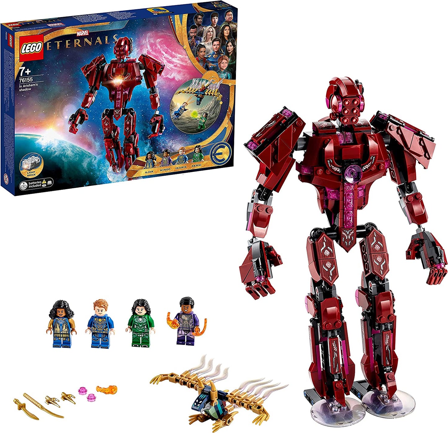 76155 Marvel Super Heroes - In Arishems Schatten, Konstruktionsspielzeug, Einzel