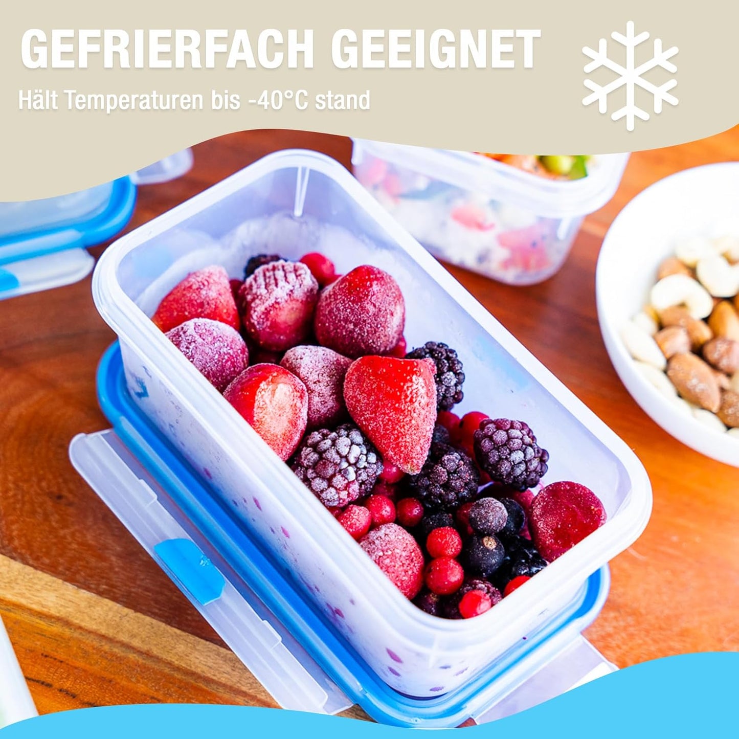 4er-Set Frischhaltedosen, 1 L | 4er Set
