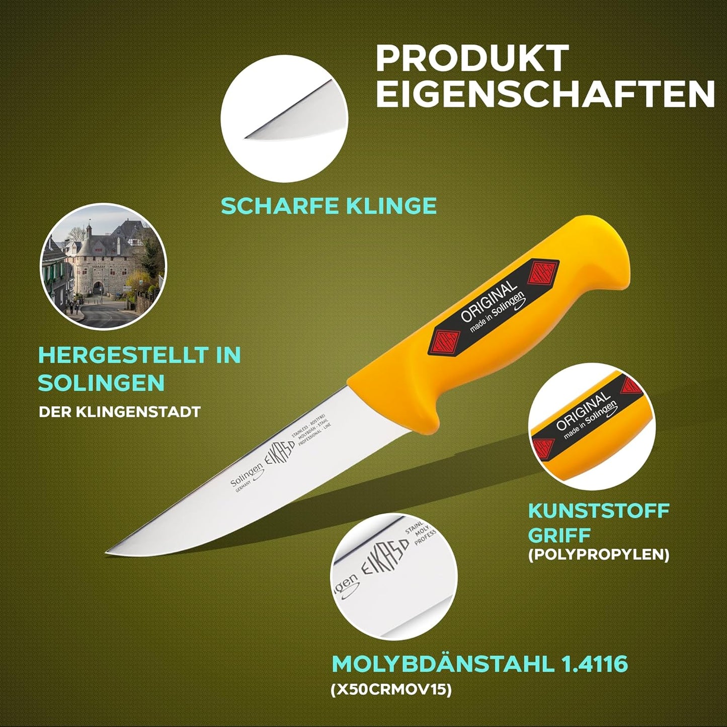 Stechmesser, 13 cm