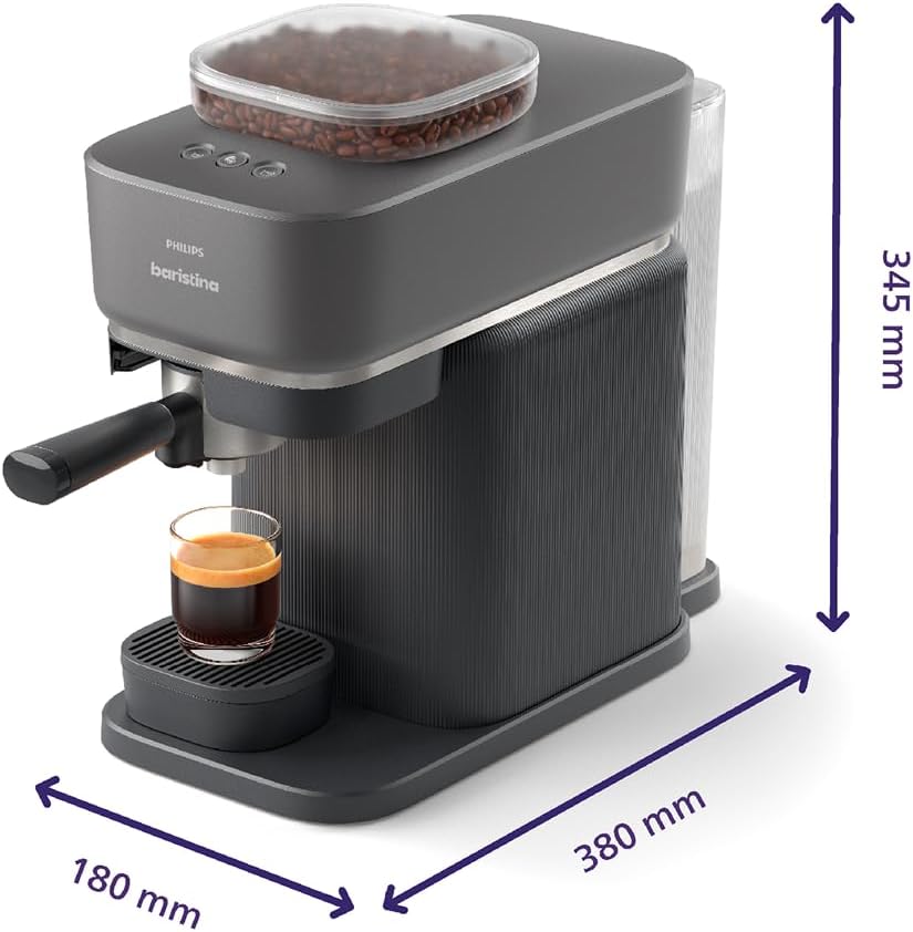 Baristina Espressomaschine BAR308/60 mit Milchaufschäumer