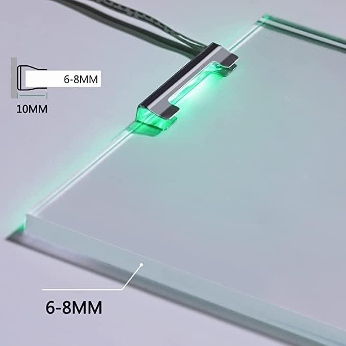 6er-Set LED-Glasbodenbeleuchtung, 6er Set