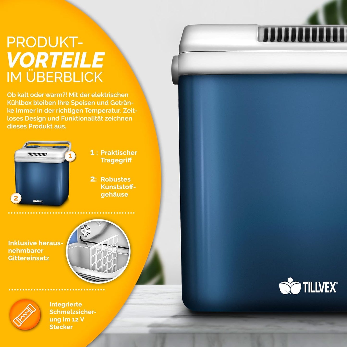 Elektrische Thermobox, Blau