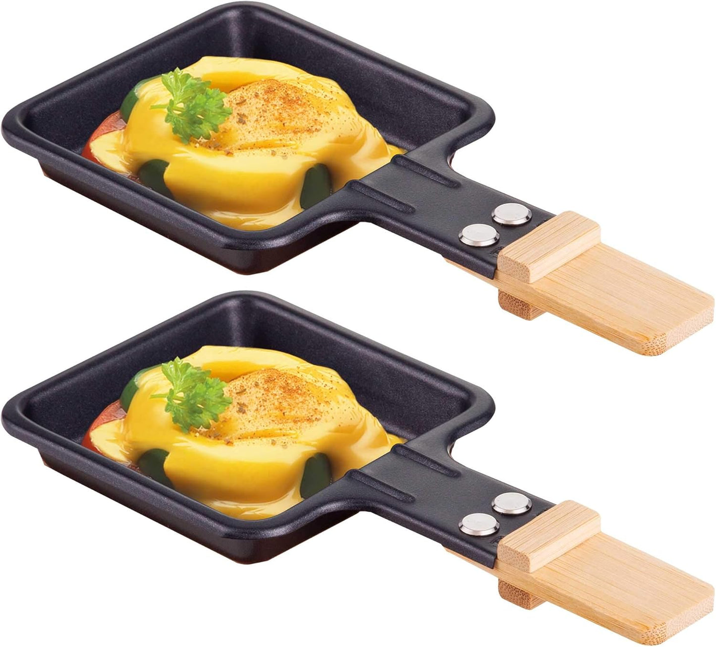 2-teiliges Raclette Grill Pfännchen Set