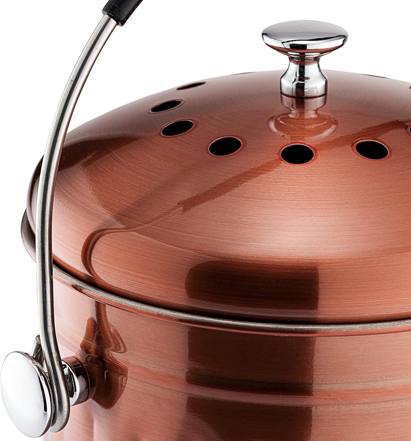 Kompostbehälter, Matt Kupfer 5 Liter