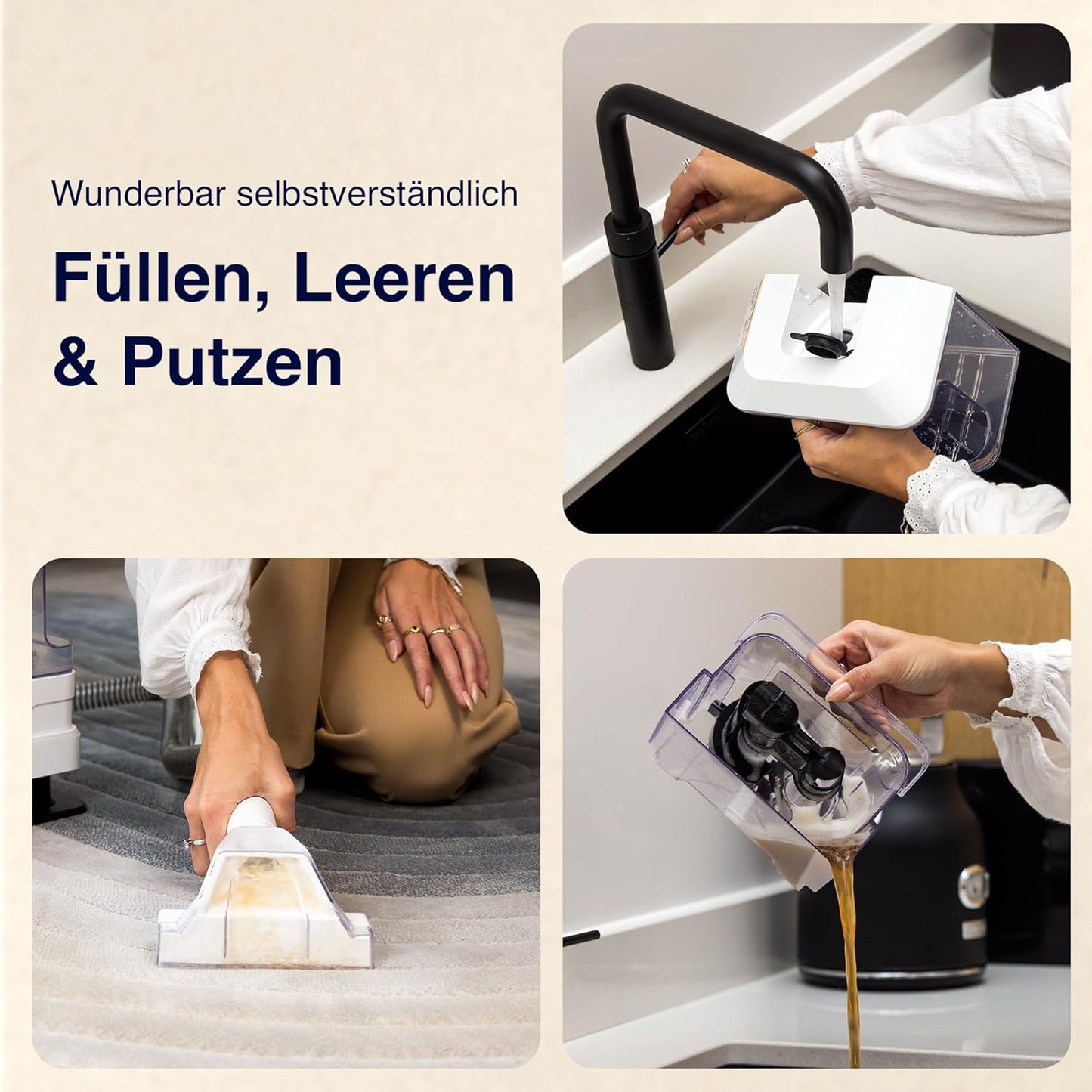 Teppich- und Polsterreiniger