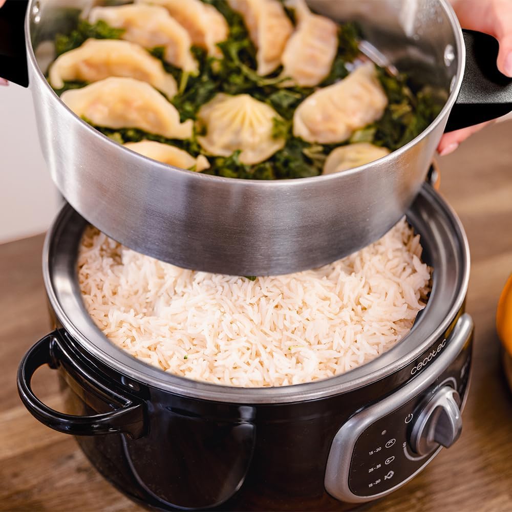 Elektrischer Dampfgarer Vapovita Steelpot