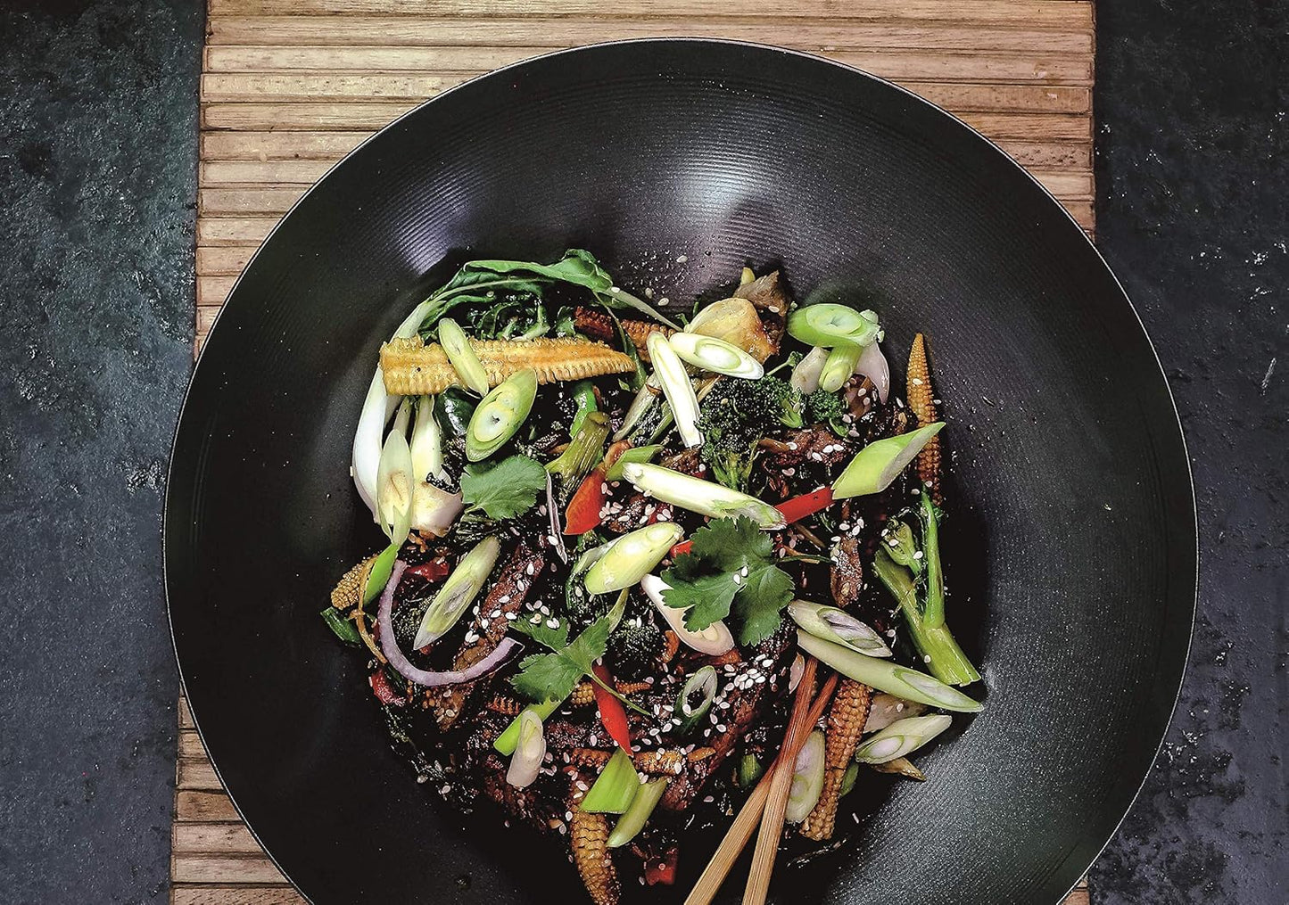 KCOR4 Pure Oriental Wok, 28 x 18 x 18 cm