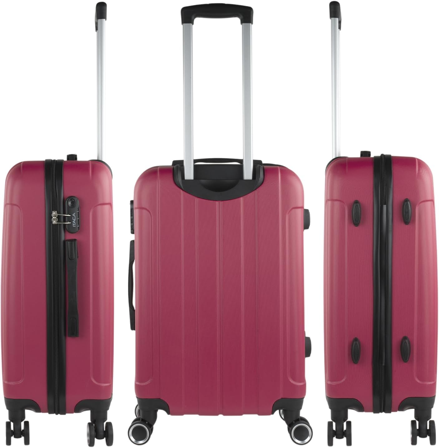 2-teiliges Reisekoffer-Set, Erdbeere S + M