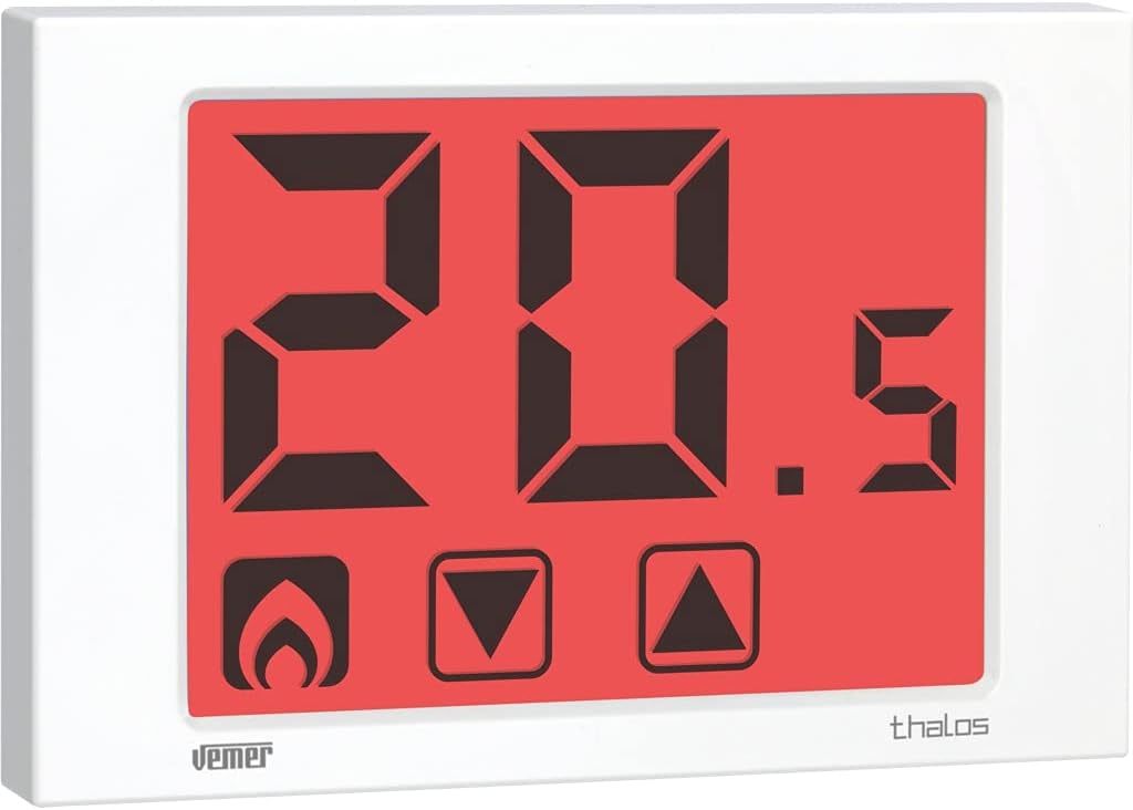 Digitales Raumthermostat VE434700 Thalos mit Touchscreen-LCD