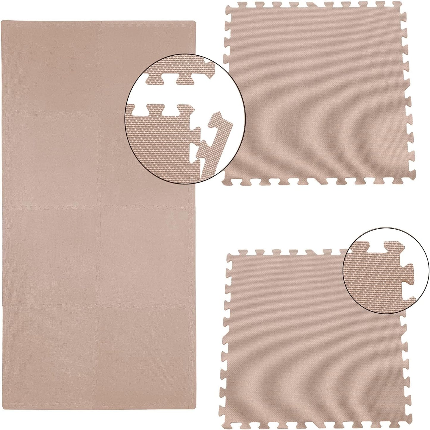 Bodenschutzmatten-Set, Beige