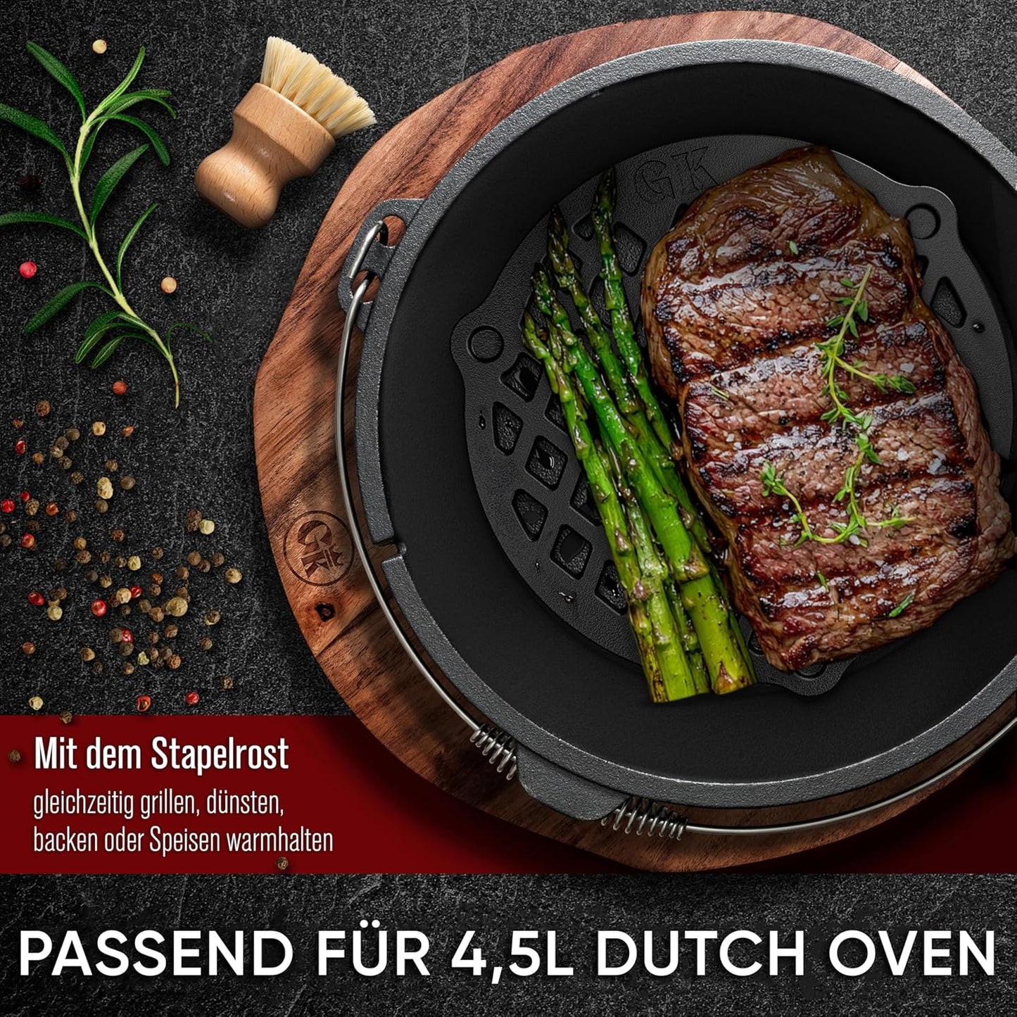 Stapelrost für Dutch Oven