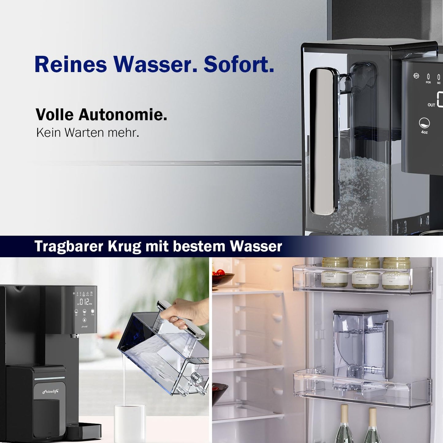 Auftisch Umkehrosmoseanlage WB99-H, WB99-H (Mit Sofortheizung)