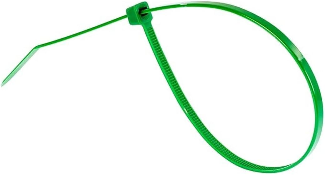 100 x Kabelbinder, 450 mm x 9,0 mm / Grün
