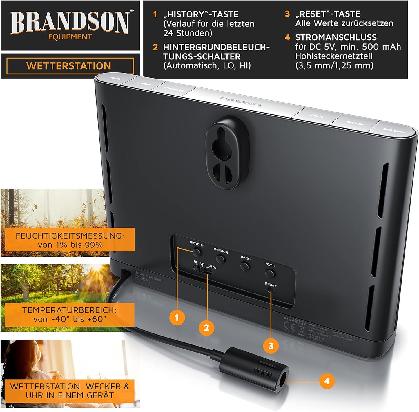 Brandson Funk Wetterstation