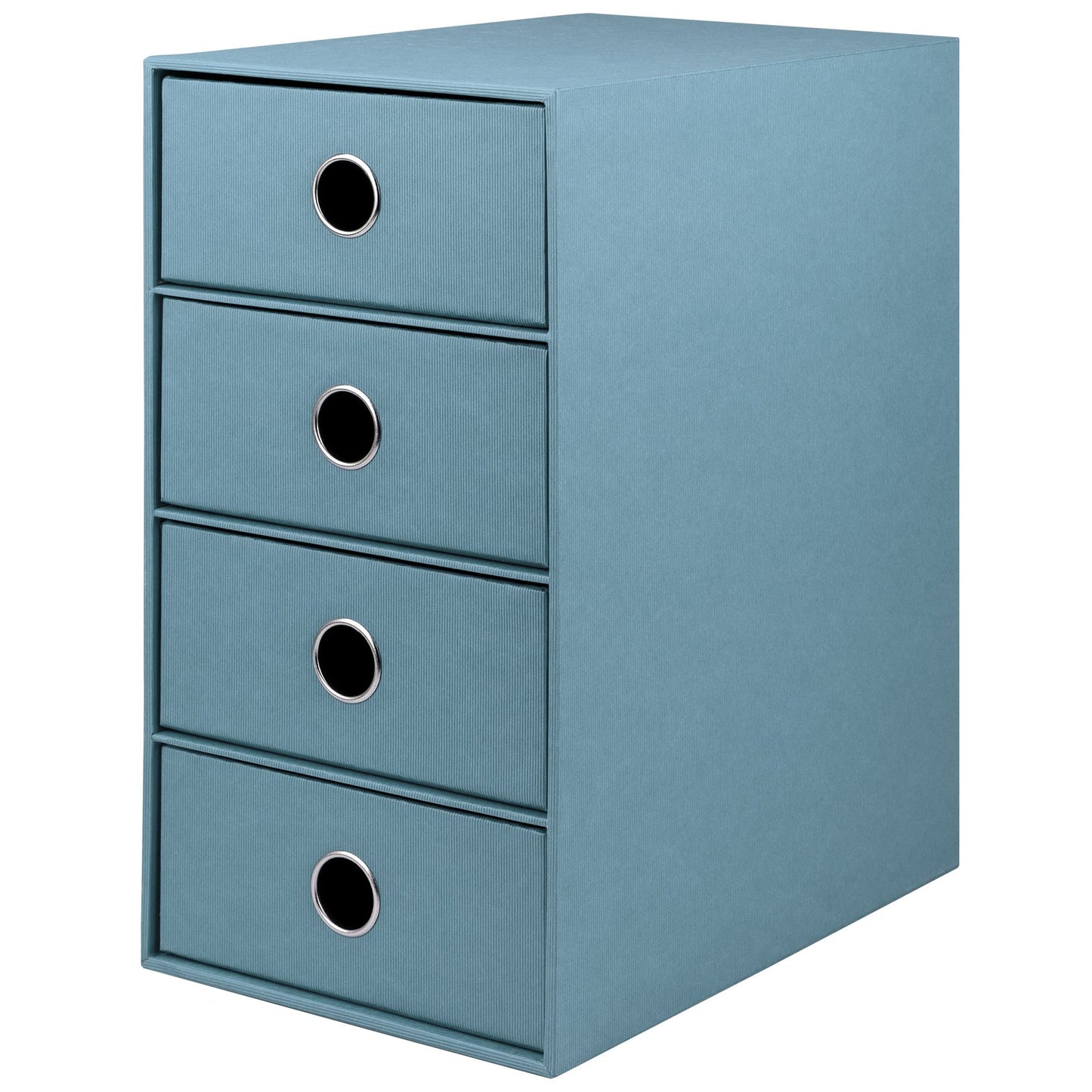 Schubladenbox mit 4 Schubladen, Denim