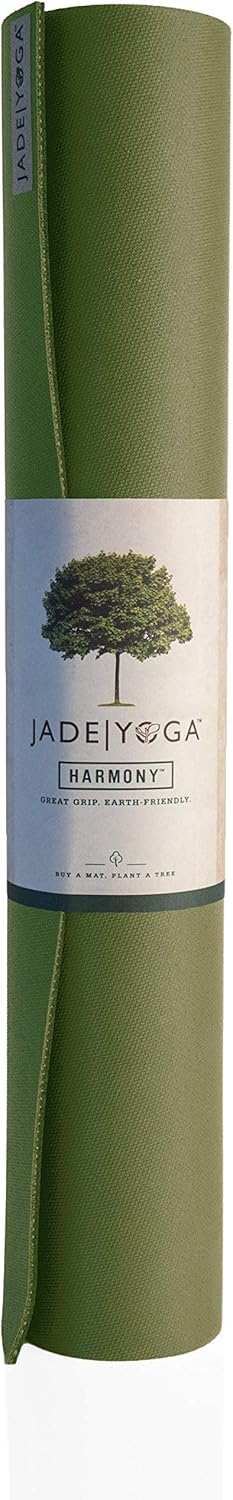 Harmony Yoga Matte mit rutschfester Oberfläche, ölivgrün ; ‎3/16\" x 68\
